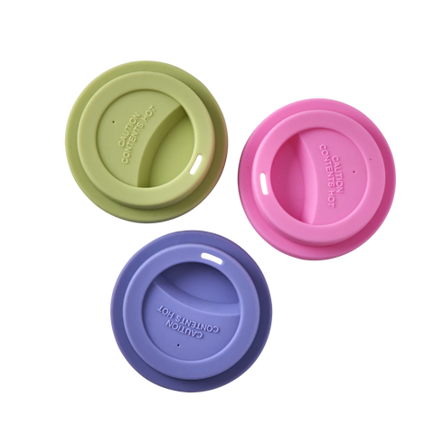 Silicone Lid for Our Melamine Cup -Green, Pink and Lavender