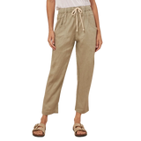 Luxe Linen Pants Khaki