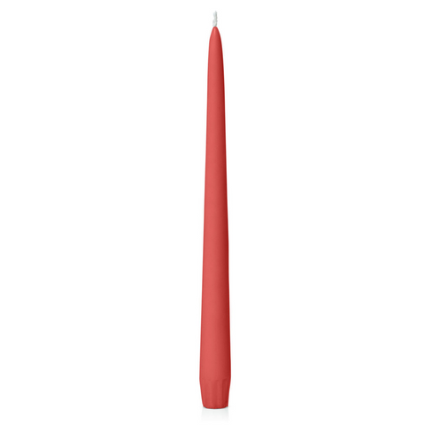 Red 25cm Moreton Eco Tapered Candle