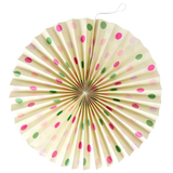Party Paper Fans in 8 Assorted Colours
