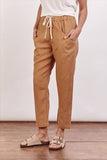 Luxe Linen Pants Caramel