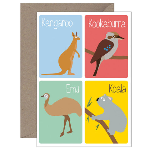 New Aussies Magnet Card
