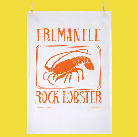 Fremantle Rock Lobster Tea Towel