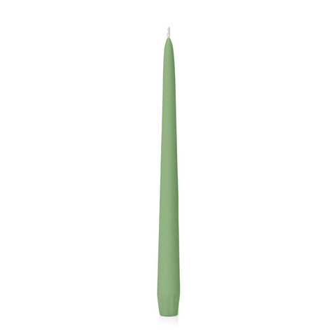 Green 25cm Tapered Candle