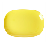 Rectangular Melamine Plate - Large - Yellow