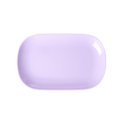 Rectangular Melamine Plate - Small - Lavender