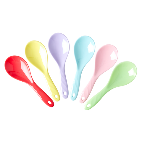 Melamine Salad Spoon in 6 'YIPPIE YIPPIE YEAH' Colours