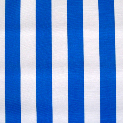Blue and White Stripe Oilcloth